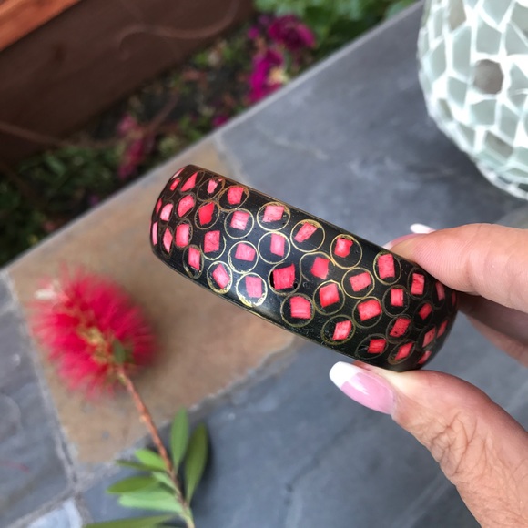 Cloisonné-Style Bracelet EUC! - Picture 3 of 5